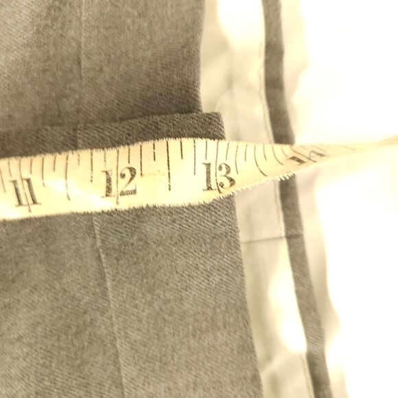 VTG Levi Strauss Mens 41x34 Gray Grey Flat Front Tailored Classics Dress Pants - Picture 5 of 6